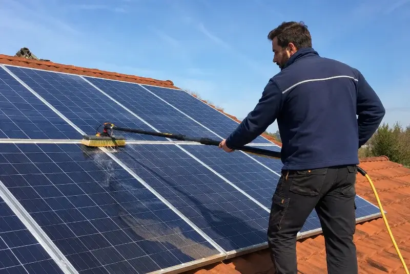 Nettoyage et entretien de panneaux solaires à Charleval
